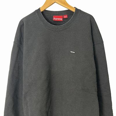 シュプリーム SUPREME Small Box Crewneck BLACK スモールボックス 