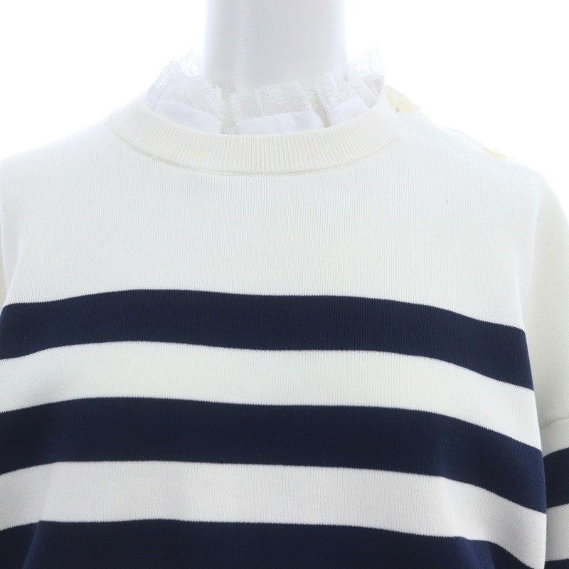 ナゴンスタンス nagonstans 23AW frill border pullover ニット  