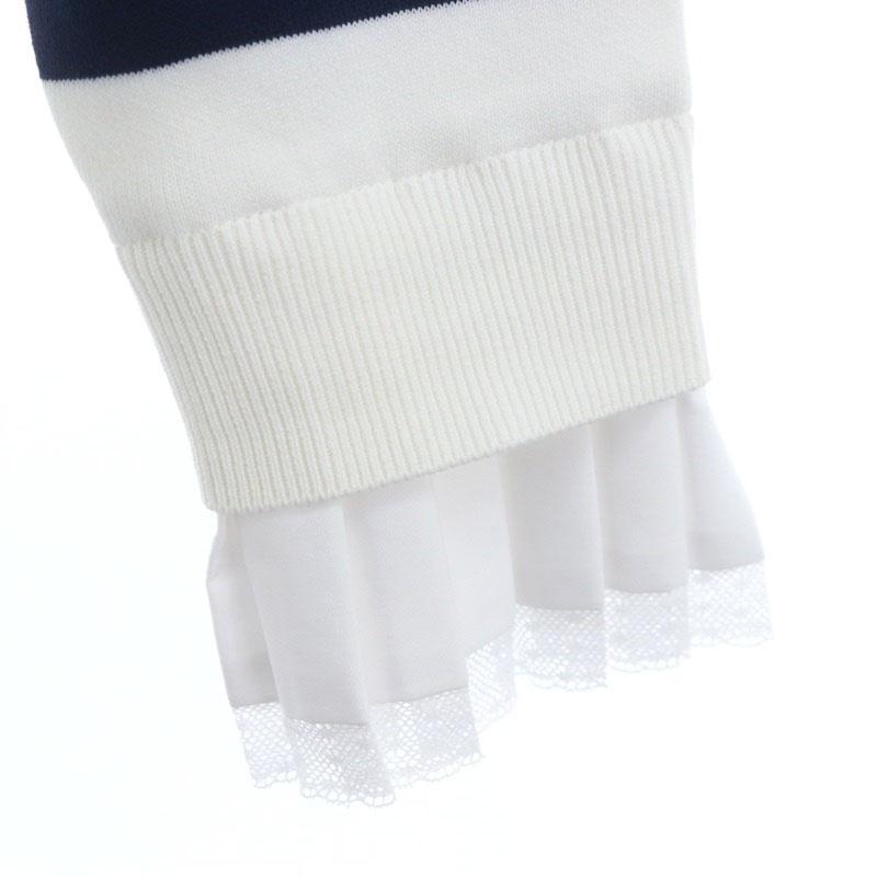 ナゴンスタンス nagonstans 23AW frill border pullover ニット  