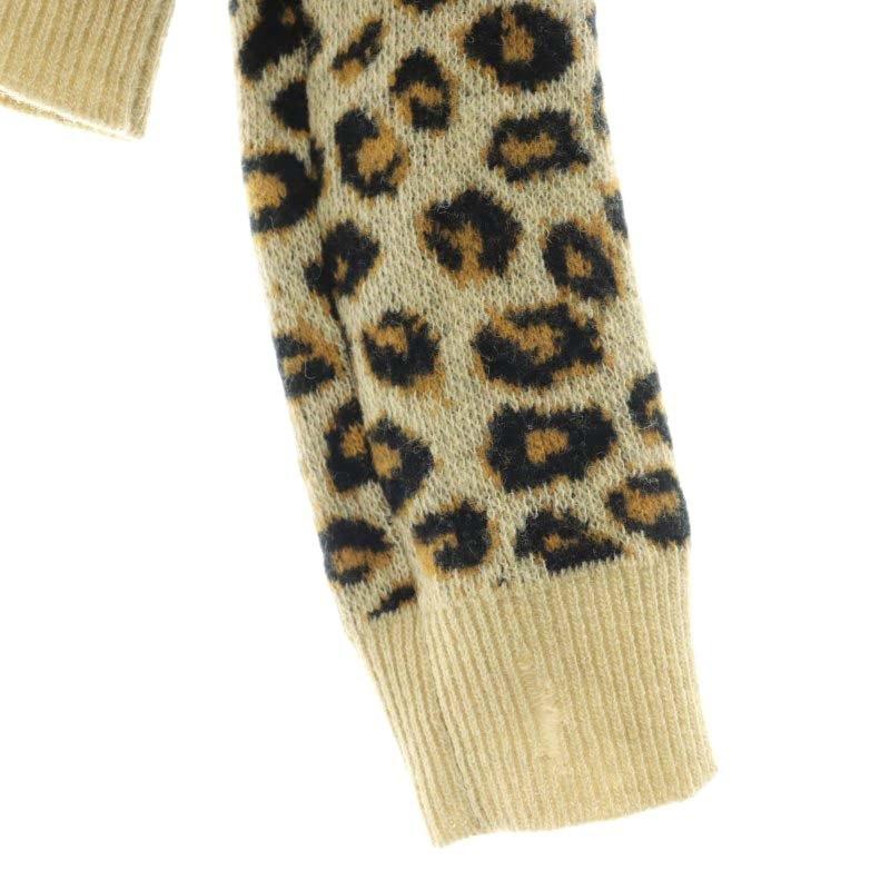 GUCCI グッチ ヒョウ柄 ダメージ加工 ニット セーター 長袖 レオパード  