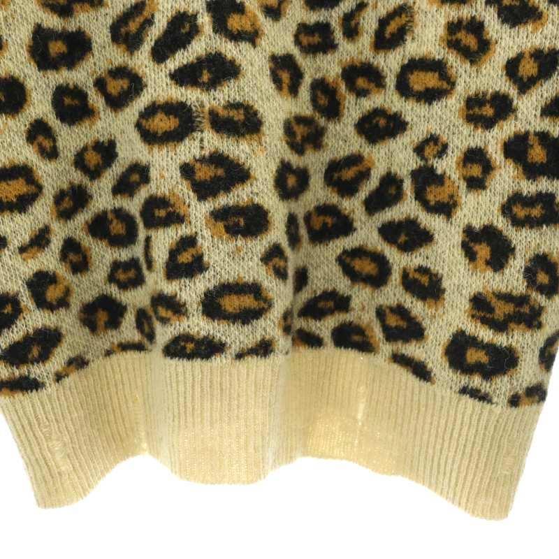 GUCCI グッチ ヒョウ柄 ダメージ加工 ニット セーター 長袖 レオパード  