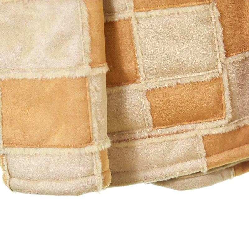 シュプリーム SUPREME 20SS Faux Suede Patchwork Hooded Jacket 