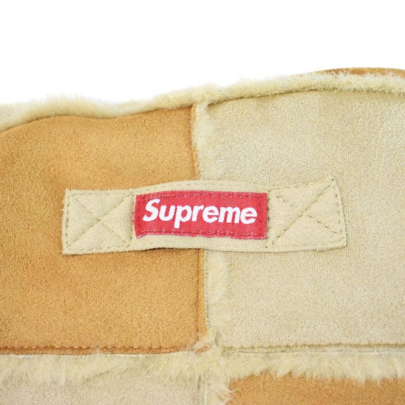 シュプリーム SUPREME 20SS Faux Suede Patchwork Hooded Jacket 