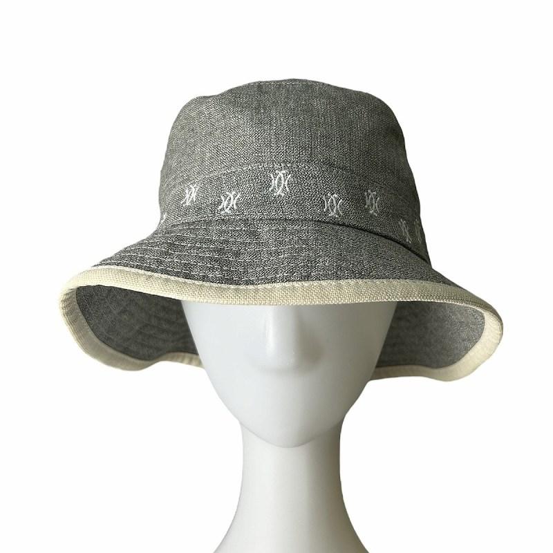 HERMES エルメス CHAPEAUX MOTSCH バケットハット グレー