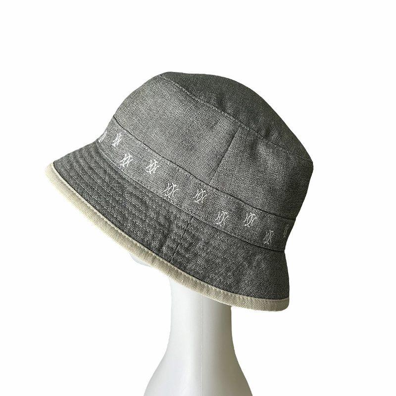 HERMES エルメス CHAPEAUX MOTSCH バケットハット グレー