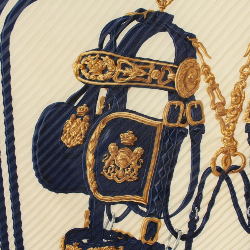 HERMES エルメス BRIDES de GALA 式典用の馬勒 プリーツカレ