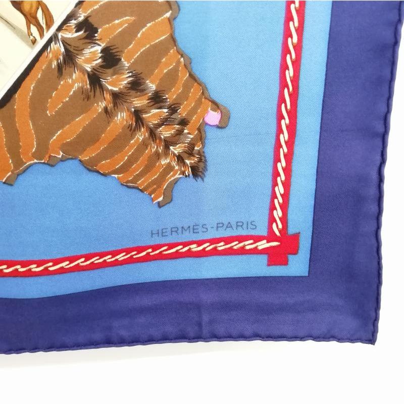 エルメス　スカーフ　カレ90 　アフリカのハント　Hermès HERMES（エルメス） カレ90 LA CHASSE en Afrique アフリカのハント