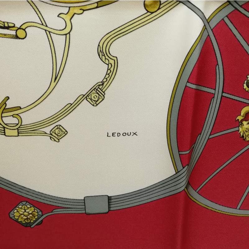 【エルメス HERMES】カレ￼90 SPRINGS スプリング 馬車柄 HERMES シルクスカーフ カレ90 Springs 馬車柄 - soracoya（空小屋）