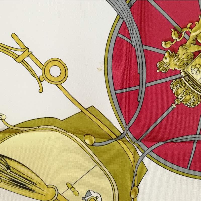 HERMES エルメス カレ 90 SPRINGS スプリング 馬車柄 シルク