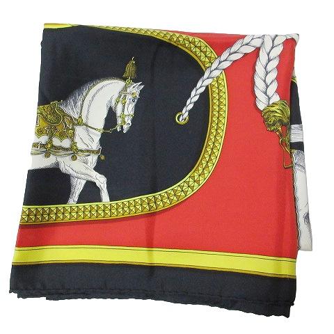 HERMES エルメス カレ90 スカーフ GRAND APPARAT 盛装の馬 HERMES エルメス カレ90 スカーフ GRAND APPARAT 盛装の馬