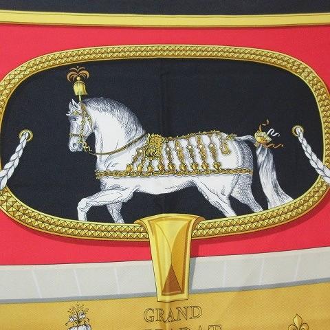 HERMES エルメス カレ90 スカーフ GRAND APPARAT 盛装の馬 HERMES エルメス カレ90 スカーフ GRAND APPARAT 盛装の馬