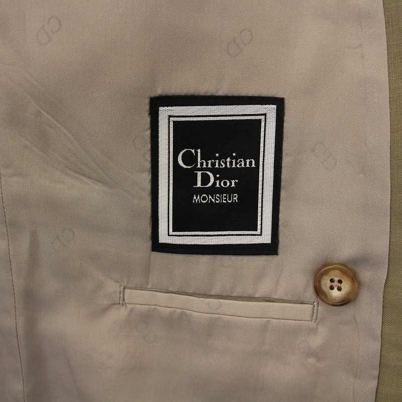 OLD ChristianDior 金釦 ウールダブルテーラードジャケット A6