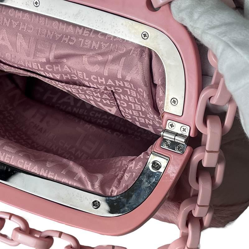 CHANEL ピンクレザー ハンドバッグ CHANEL ピンク レザー ショルダーバッグ - メルカリ