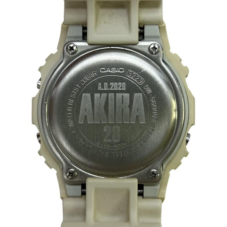 G-SHOCK カシオジーショック CASIO × AKIRA アキラ ウォッチ 腕時計 白