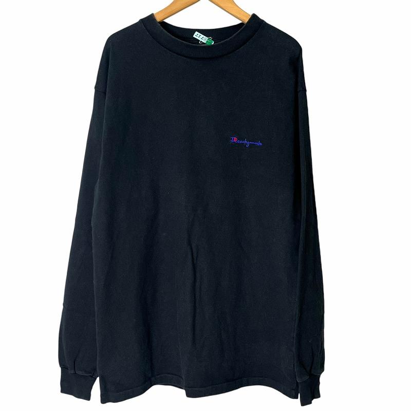 READYMADE レディメイド PIONCHAM T-SHIRT レディメイド READYMADE PIONCHAM T-SHIRT ロゴ刺? 長袖Tシャツ ロン