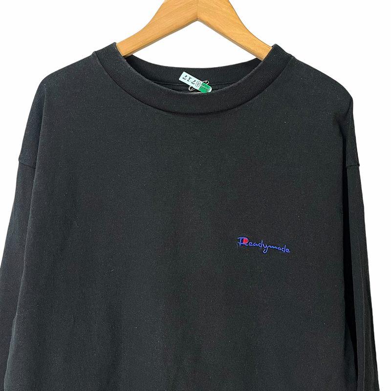 READYMADE レディメイド PIONCHAM T-SHIRT レディメイド READYMADE PIONCHAM T-SHIRT ロゴ刺? 長袖Tシャツ ロン