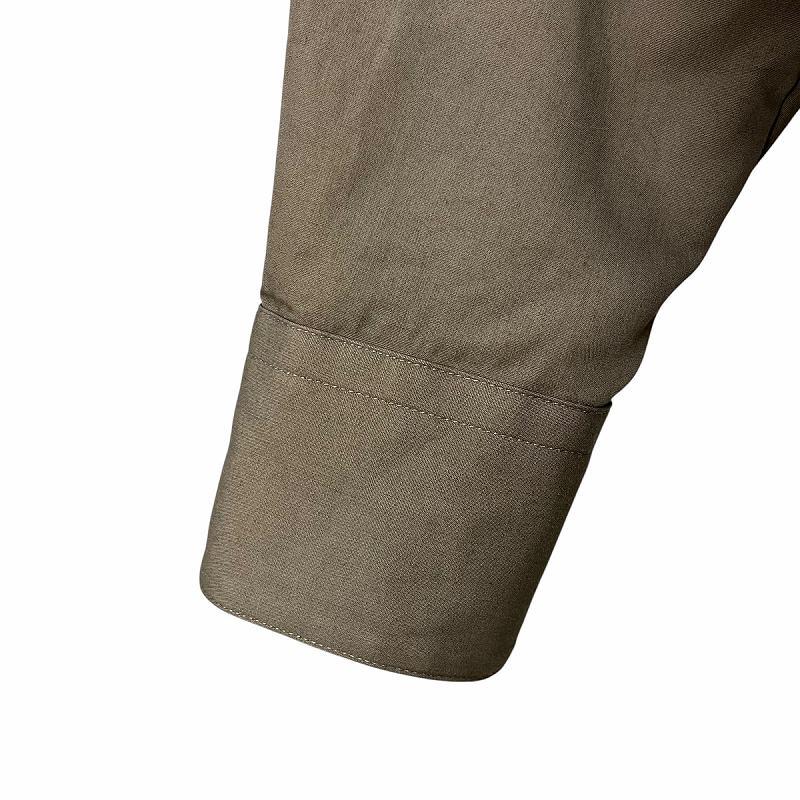 MARNI マルニ シャツ ジャケット ジップアップ 無地 44 ベージュ  