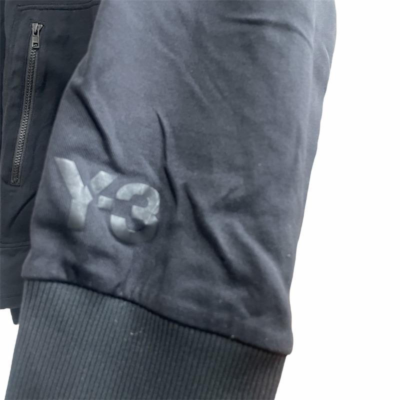 【中古】ワイスリー Y-3 MATTE TRACK HOODIE サイドジップ フーディー パーカー 黒 ブラック L CE6683 メンズ ワイスリー Y-3 MATTE TRACK HOODIE サイドジップ フーディー パーカー