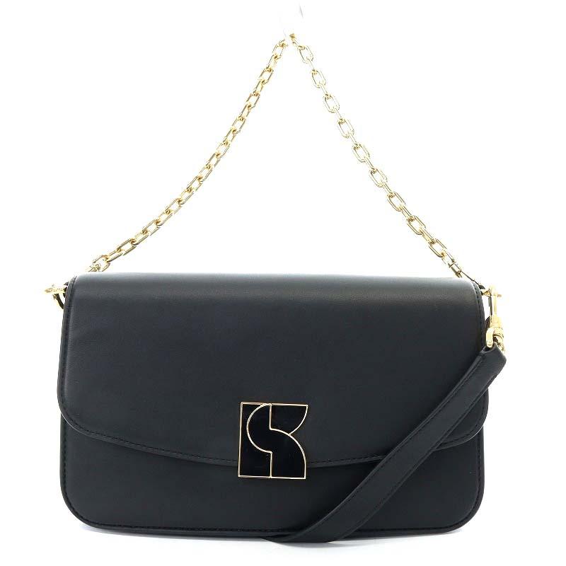 ケイトスペード kate spade ダコタショルダー ブラック レザー レディース ショルダーバッグ ケイト・スペード ダコタ ミディアム サドル バッグ | ショルダー