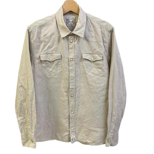 メゾンキツネ MAISON KITSUNE コットン リネン オックスフォード 