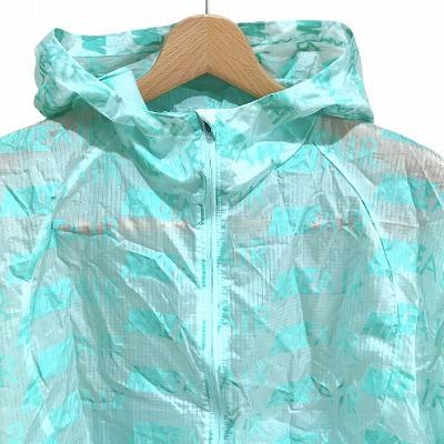 NIKE（ナイキ） パッカブル ジャケット ウィンドブレーカー 総柄 緑 