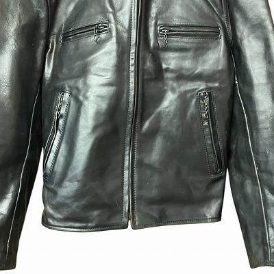 エアロレザー AEROLEATHER レザー シングル ライダース ジャケット 馬  