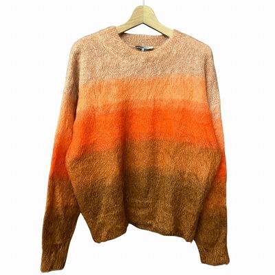 イザベルマラン ISABEL MARANT グラデーション モヘア ニット オレンジ 