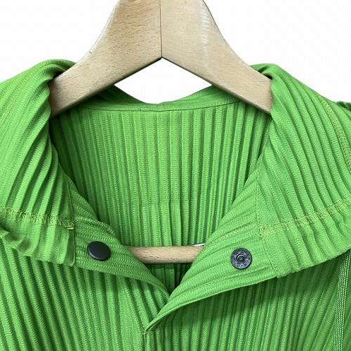 ISSEY MIYAKE プリーツプリーズ カーキ L ISSEY MIYAKE プリーツプリーズ カーキ L PLEATS PLEASE