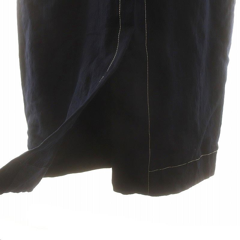 ジルサンダー JIL SANDER 配色ステッチ ワンピース ウール ジップ