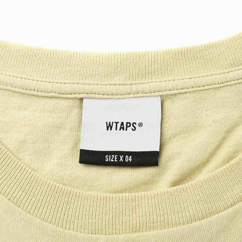 【中古】ダブルタップス WTAPS 22SS RANSOM Tシャツ カットソー 半袖 ロゴ  X 04 XL ベージュ /XZ ■GY18 ダブルタップス WTAPS 22SS RANSOM Tシャツ カットソー 半袖 クルー