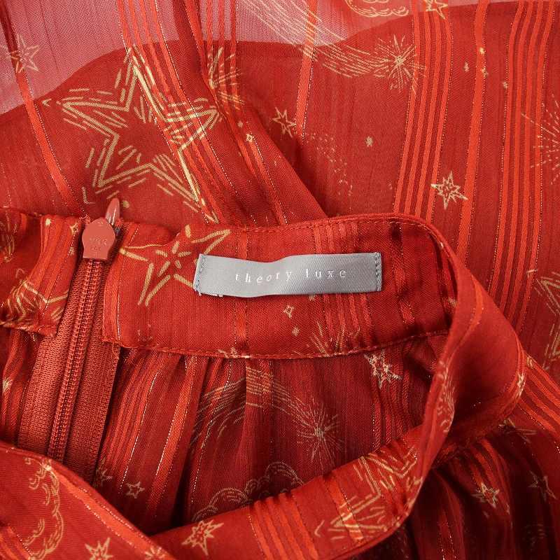 theory luxe ブラウス Celestial Print Clebi theory luxe セオリーリュクス 23AW CELESTIAL PRINT CLEBI