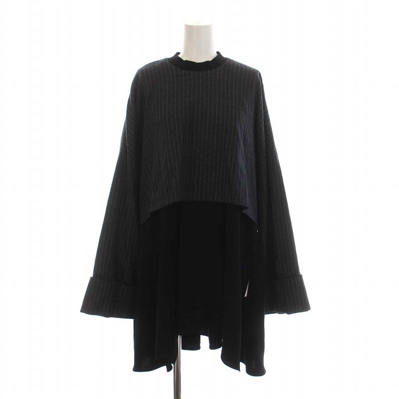 エンフォルド ENFOLD 22AW LAYERED PULLOVER レイヤード プルオーバー 