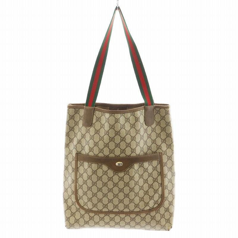 ✨外観美品✨GUCCI シェリーライン GG トートバッグ レザー 黒 ベージュ 20203.jpg