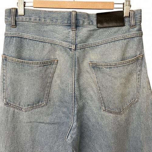 STUSSY（ステューシー） ワイド デニム パンツ ウォッシュ加工 34 L位