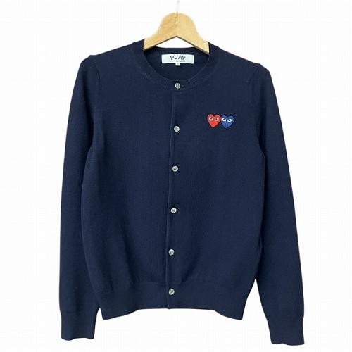 COMME DES GARCONS PLAY カーディガン／ユニセックス プレイコムデギャルソン PLAY COMME des GARCONS カーディガン