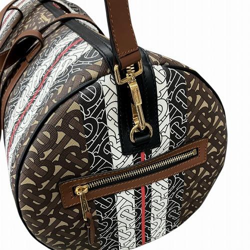 BURBERRY　バーバリー　ドラム　ボストンバッグ　ハンドバッグ　ブラウン BURBERRYバーバリードラムボストンバッグハンドバッグブラウン