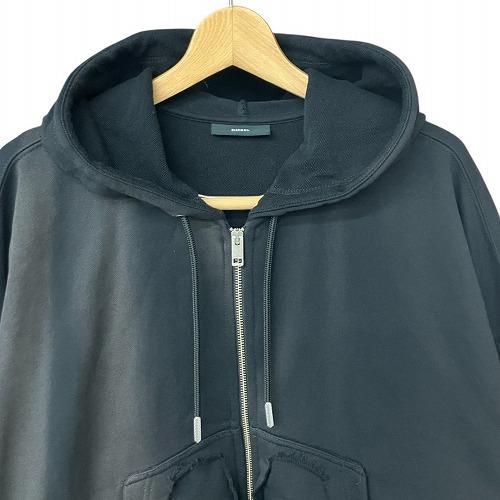 【極美品】DIESEL フルジップ パーカー レザー 羊革 切替 ロゴ プレート Yahoo!オークション - 【極美品】DIESEL ディーゼル 切替 ジップ