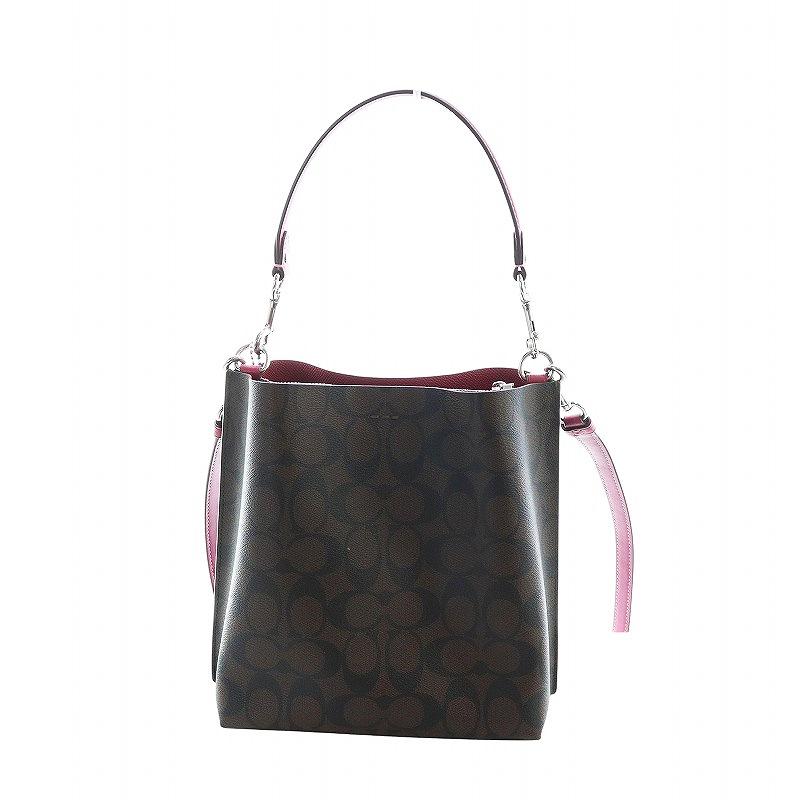 COACH コーチ モリー バケット バッグ 22 シグネチャー キャンバス 