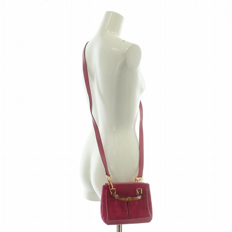 GUCCI（グッチ） GUCCI 2WAY ハンドバッグ ショルダーバッグ スエード 