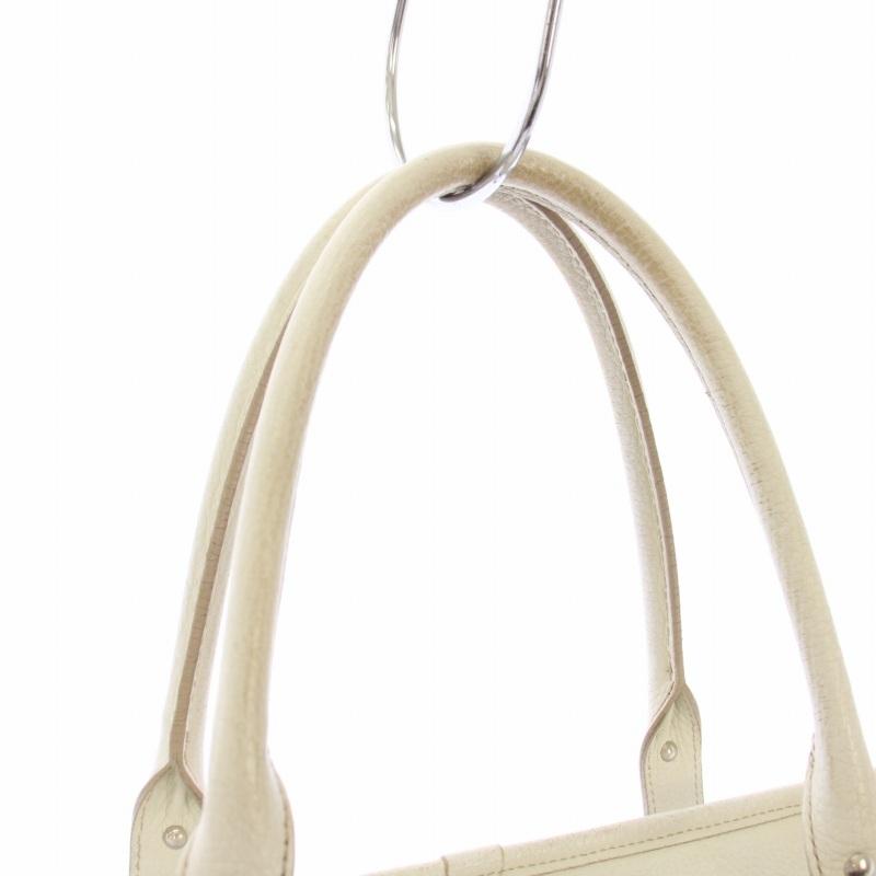 BURBERRY（バーバリー） トートバッグ ショルダーバッグ レザー 白 /TK