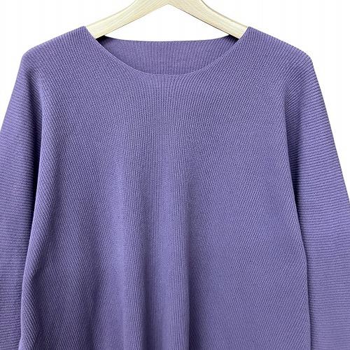 HOMME PLISSÉ ISSEY MIYAKEプリーツシャツ 長袖 パープル 【公式通販】