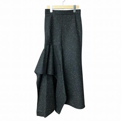 未使用　ISABEL MARANT アシンメトリー　シルク混高級スカート　ラメ 未使用 ISABEL MARANT アシンメトリー シルク混高級スカート ラメ