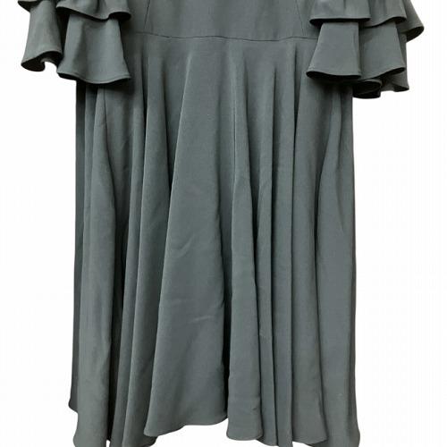 アレキサンダー マックイーンやぎ革ワンピースゴートレザー 2023秋 ファッション アレキサンダー マックイーンやぎ革