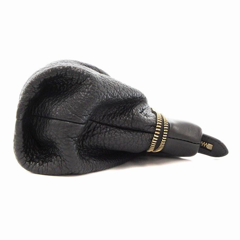 ジミーチュウ JIMMY CHOO クラッチバッグ パーティバッグ レザー 黒