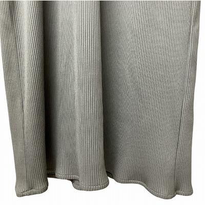 ザ リラクス THE RERACS 22SS リブ ロング ワンピース カーキ Free