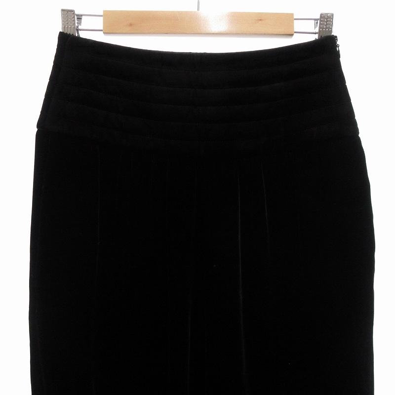 ジョルジオアルマーニ GIORGIO ARMANI バルーンパンツ シルク混 ベロア  