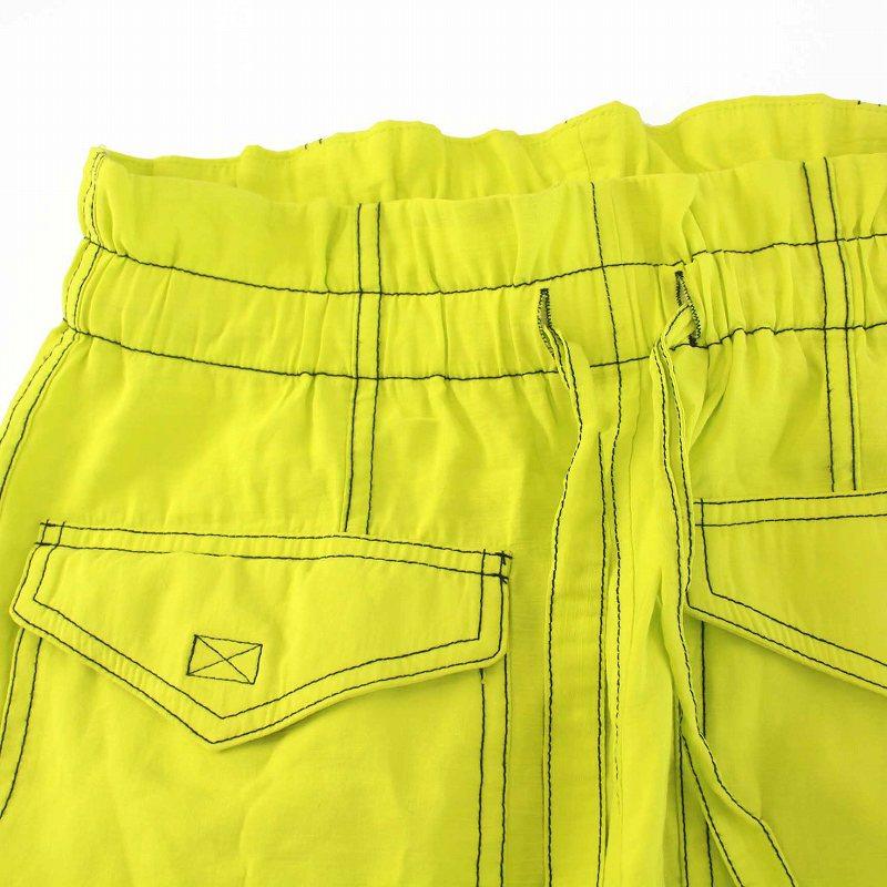 ガニー GANNI 23SS Light Slub High Waist Pocket Pants パンツ ハイ