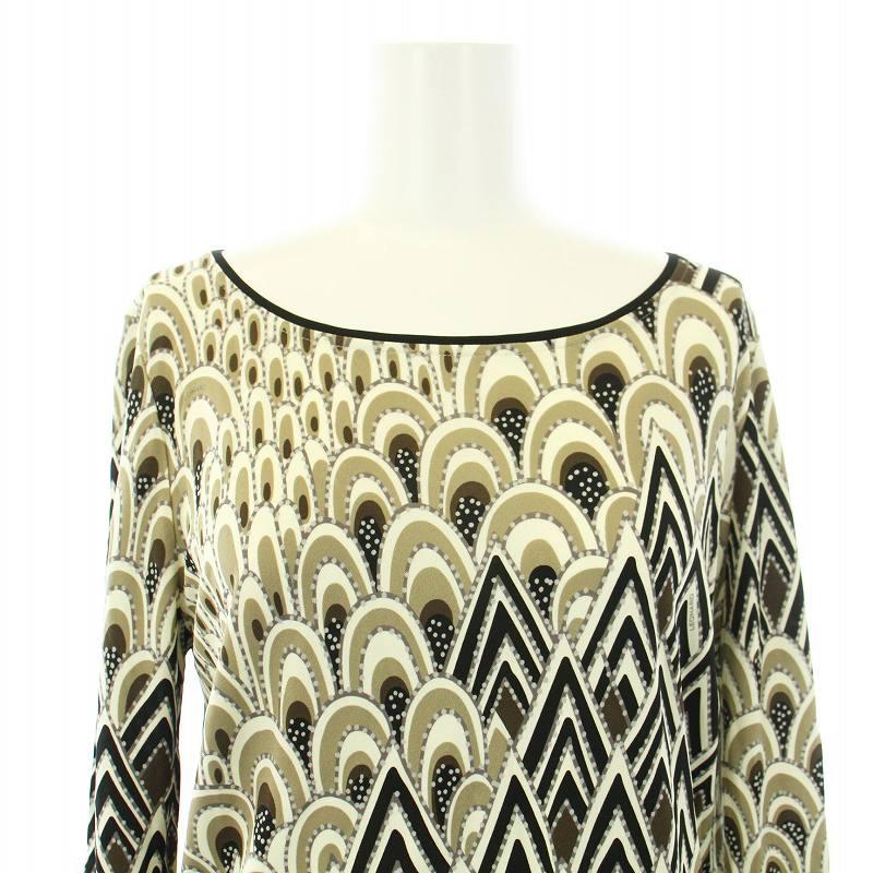 LEONARD paris  カットソー 長袖Tシャツ LEONARD（レオナール） LEONARD PARIS カットソー Tシャツ 長袖 総柄
