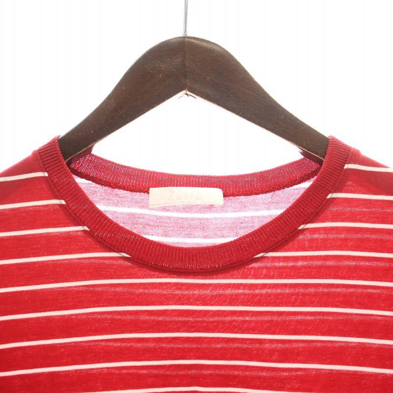 PRADA ホワイト クルーネック Tシャツ プラダ PRADAメンズ 胸ポケット クルーネックTシャツ 白#M