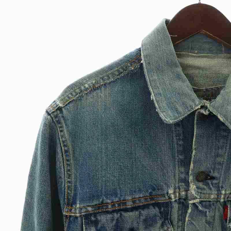 【中古】リーバイス Levi's AUTHORIZED VINTAGE USA製 デニム ジャケット 3rd  L 青 ブルー PC9-59356-0000 XZ ■GY35 Levi's（リーバイス） Levi's AUTHORIZED VINTAGE USA製 デニム